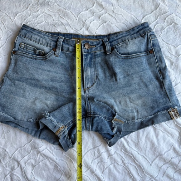 Joe’s Jeans Denim Blue Girls Shorts Folded Detail - Picture 4 of 6